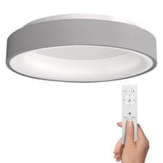 Solight Solight LED stropní světlo kulaté Treviso, 48W, 2880lm, stmívatelné, dálkové ovládání, šedá WO768-G
