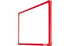 boardOK Lakovaná tabule na fixy s červeným rámem 060 x 045