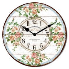 Isabelle Rose Dřevěné nástěnné hodiny Country Cottage 29 cm