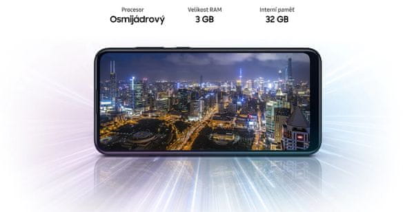 Samsung Galaxy A20e, intuitivní rozhraní One UI, noční režim
