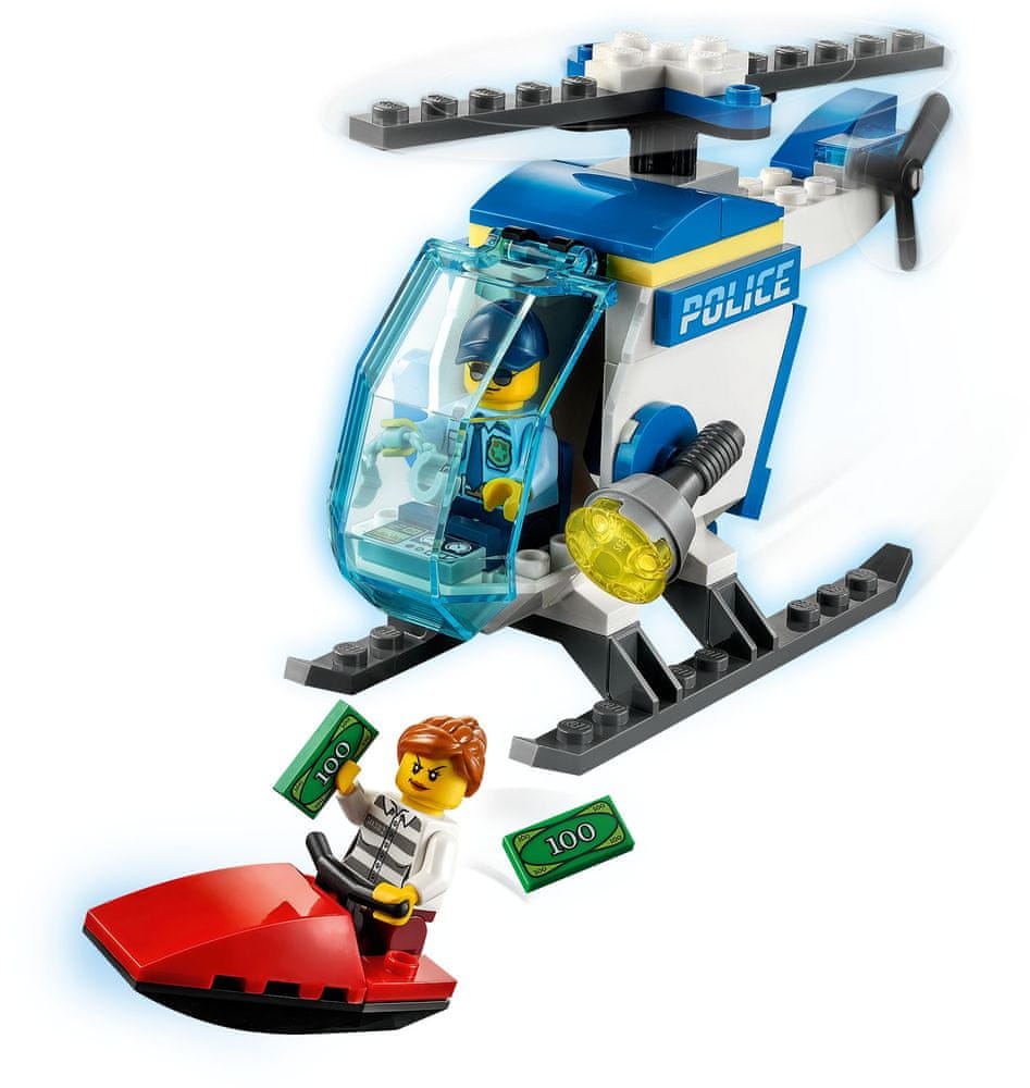 LEGO City Police 60275 Policejní vrtulník - rozbaleno