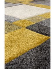Flair Kusový koberec Hand Carved Nimbus Grey/Ochre 120x170