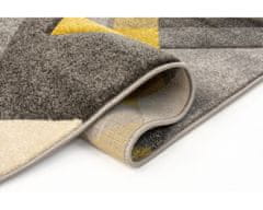 Flair Kusový koberec Hand Carved Nimbus Grey/Ochre 120x170