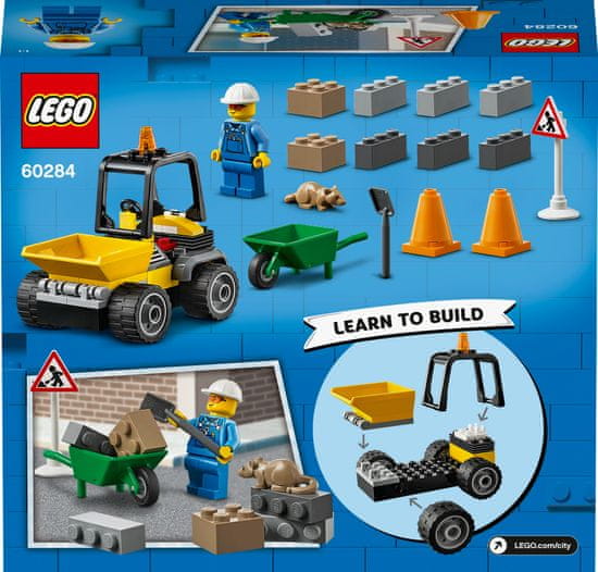 LEGO City Great Vehicles 60284 Náklaďák silničářů