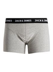 Jack&Jones 3 PACK - pánské boxerky JACANTHONY 12160750 Black - Blue nights - LGM (Velikost S)