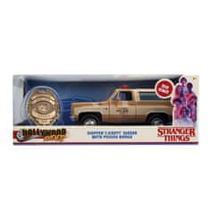 Grooters Model auta Stranger Things - Hopper´s Chevy Blazer 1:24