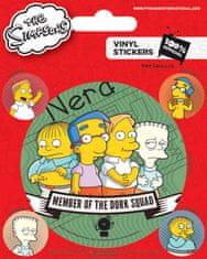 Grooters Sada samolepek Simpsons - Dork Squad