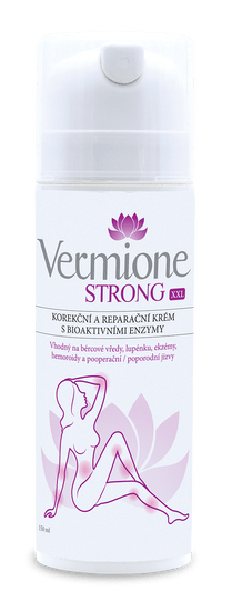 Vermione Strong 150 ml Korekční krém na rány, pooperační jizvy, hematomy, otevřené rány a bércové vředy
