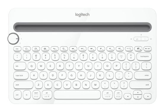 Logitech Bluetooth Multi-Device Keyboard K480 US, bílá (920-006367)