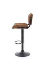 Halmar Barová židle H-88 - hnědá/černá