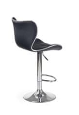 Halmar Barová židle H-69 - černá / chrom
