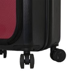Mia Toro Sada cestovních kufrů MIA TORO M1709/2 - černá/vínová