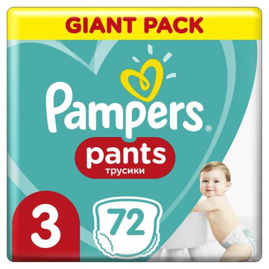 Pampers Pants 3 (6-11 kg) Giant Pack 72 ks