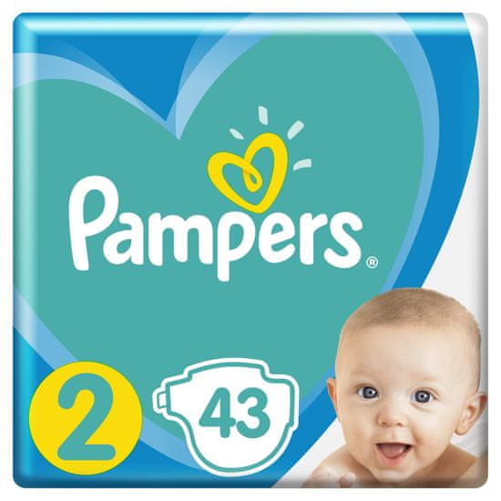 Pampers Plenky New Baby 2 Mini (4-8 kg) 43 ks