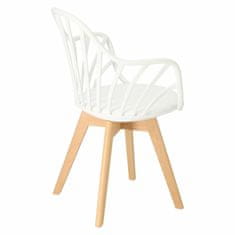 Fernity Židle Sirena s bílými područkami