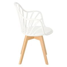 Fernity Židle Sirena s bílými područkami
