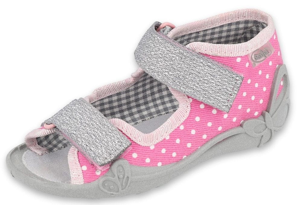 Befado dívčí sandály Papi 342P024 19 růžová