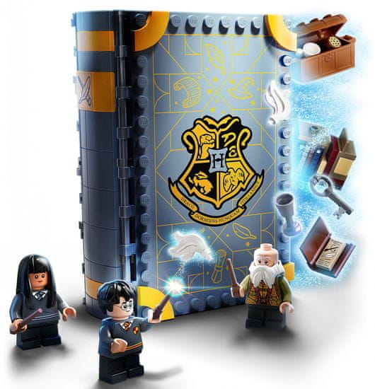 LEGO Harry Potter 76385 Kouzelné momenty z Bradavic: Hodina kouzelných formulí - rozbaleno
