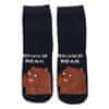 AuraVia Ponožky Brown Bear 35-38, černé