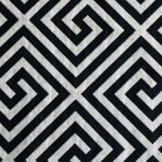 ATAN Koberec MOTIVE, 160x230 - černo-bílý vzor