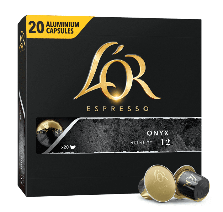 Levně L'Or Espresso Onyx 20 hliníkových kapslí kompatibilních s kávovary Nespresso®*