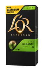 Espresso Lungo Elegante 10 hliníkových kapslí kompatibilních s kávovary Nespresso®*