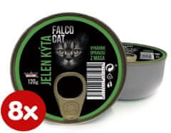 FALCO Cat jelení kýta 8x120g