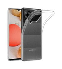 TopQ Pouzdro Samsung A42 silikon průhledný ultratenký 0,5 mm 54746