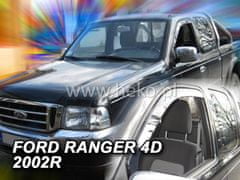 HEKO Deflektory na Ford Ranger, 4-dveřová, r.v.: 1997 - 2007