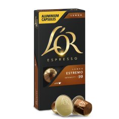 L'Or Espresso Lungo ESTREMO 10 hliníkových kapslí kompatibilních s kávovary Nespresso®*