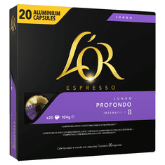 L'Or Espresso Lungo Profondo 20 hliníkových kapslí kompatibilních s kávovary Nespresso®*