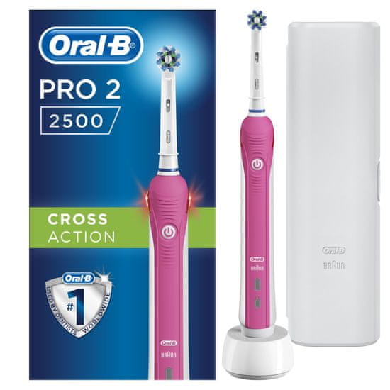 Oral-B Pro 2500 Pink Cross Action