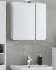 KOLPA-SAN zrcadlová závěsná skříňka OXANA, bílá mat, šířka 60 cm