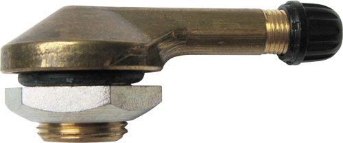 SCHRADER Bezdušový ventil typ Sephie – 1x zahnutý, díra 16mm, délka 40mm, závit 14mm