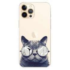iSaprio Silikonové pouzdro - Crazy Cat 01 pro Apple iPhone 12 Pro Max