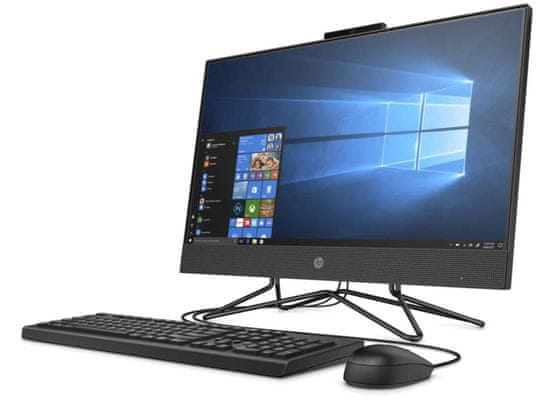 Domácí i kancelářský počítač All-in-One HP 205G4 AiO 23.8 NT (1C6W2EA) HD webkamera, kvalitní zvuk, multimédia