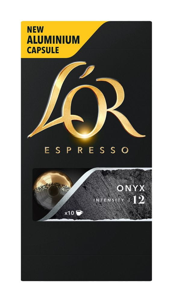 Levně L'Or Espresso Onyx 100 hliníkových kapslí kompatibilních s kávovary Nespresso®*
