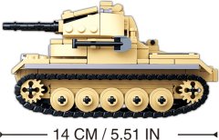 Sluban WWII M38-B0691 Německý tank Panzer II M38-B0691