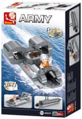 Sluban Army Creator M38-B0537F Tryskový člun 3v1 M38-B0537F