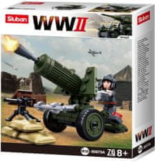 Sluban WWII M38-B0678A 4into1 Protitankový kanón M38-B0678A