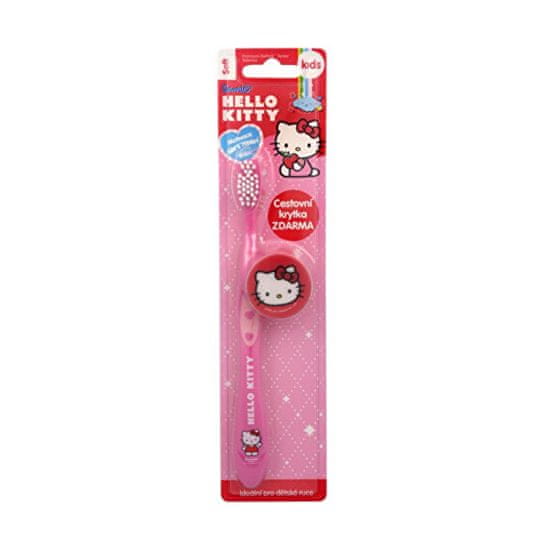 VITALCARE CZ Zubní kartáček s krytkou Hello Kitty