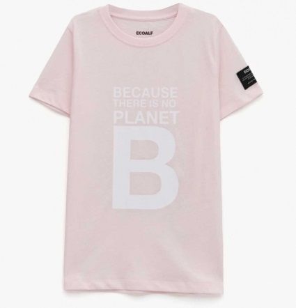 Ecoalf dívčí tričko Natal Because Big B 146 - 152 růžová