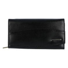 Bellugio Praktická dámská kožená peněženka Siva, černá