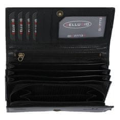 Bellugio Praktická dámská kožená peněženka Siva, černá