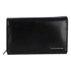 Bellugio Dámská kožená peněženka Bellugio Jasmina,černá