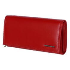 Bellugio Dámská kožená peněženka Bellugio Chantall, červená