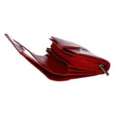 Bellugio Dámská kožená peněženka Bellugio Jasmina, červená