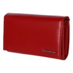 Bellugio Dámská kožená peněženka Bellugio Jasmina, červená