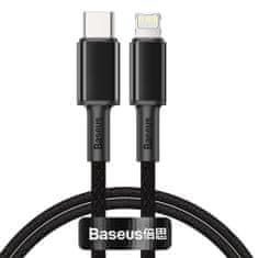 BASEUS Data kabel USB-C / Lightning PD 20W 1m, černý