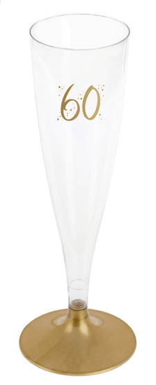 Santex Sklenice sa šampanské 60 let 140ml 6ks